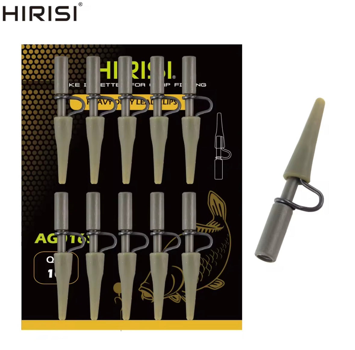 Hirisi Heavy Duty Lead Clips AG016S