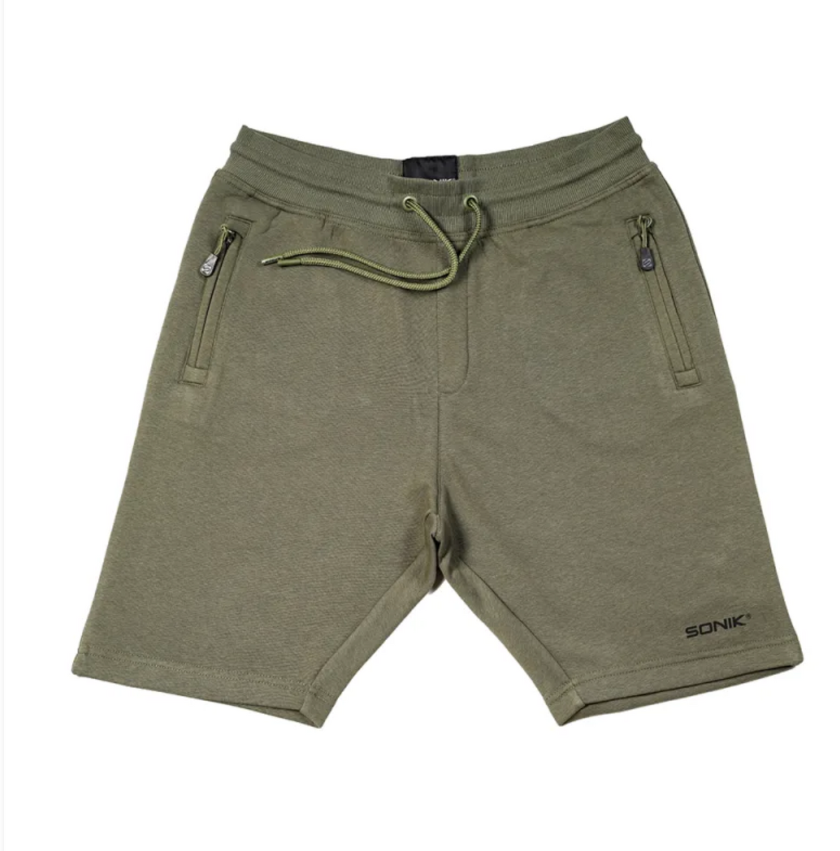 Sonik Green Fleece Shorts
