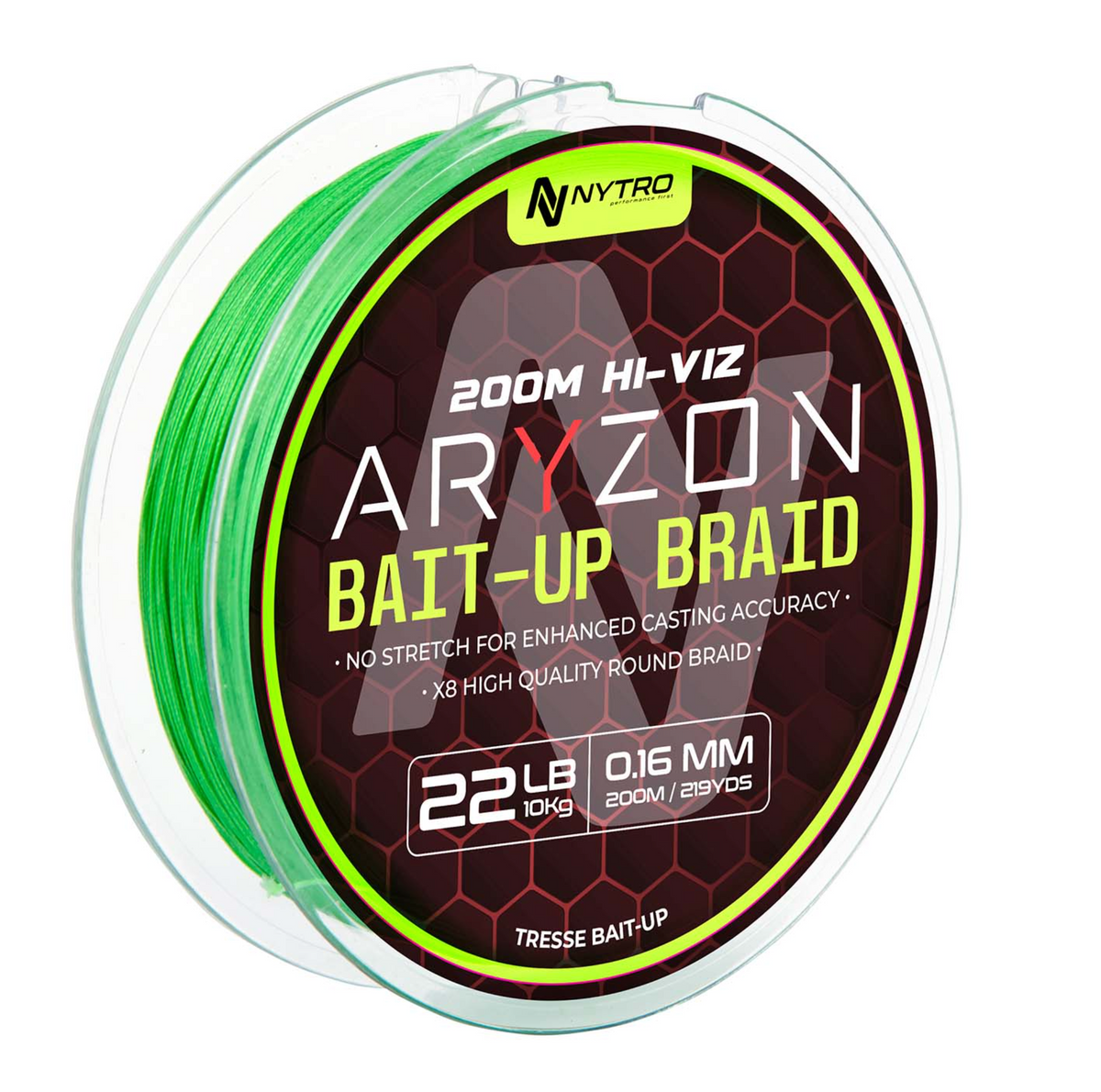 Nytro Aryzon Hiviz Bait-Up X8 0.16mm 200m