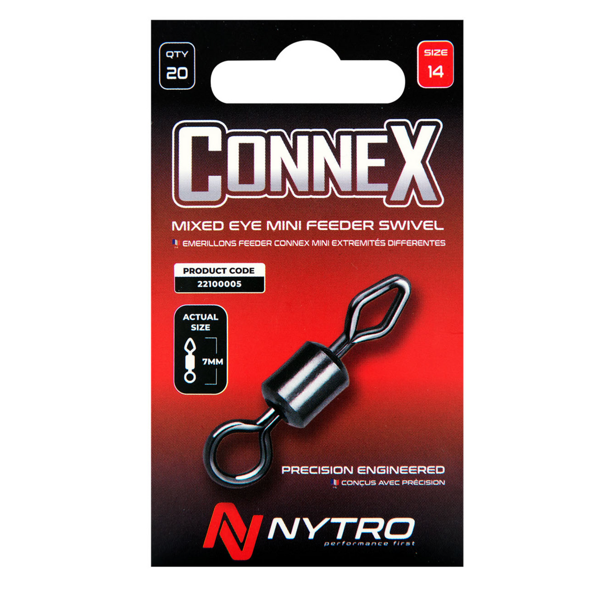 Nytro Connex Mixed-Eye Mini Feeder Swivel 14 (10 Stück)