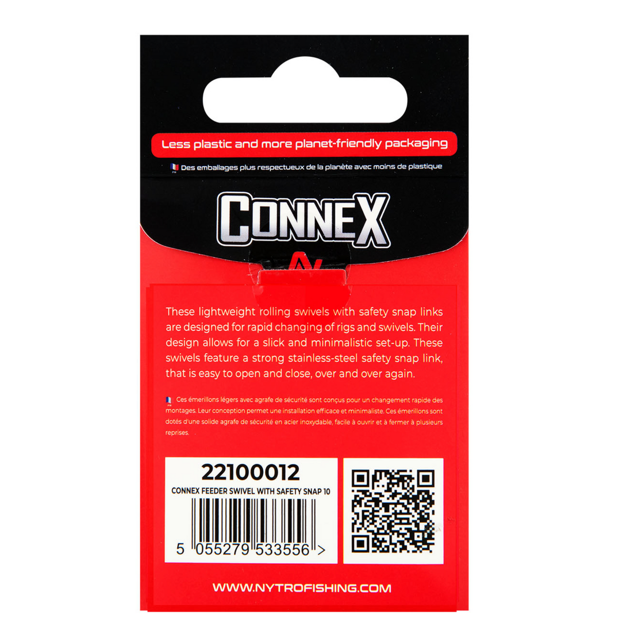 Nytro Connex Feeder Swivel mit Safety Snap (8 Stück)