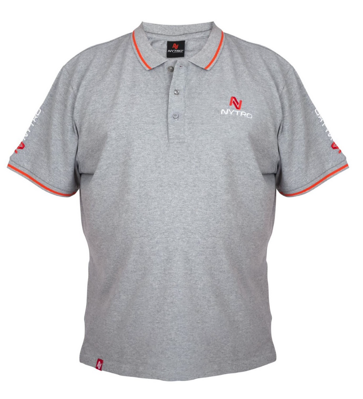 Nytro Light Marl Grey Polo Shirt