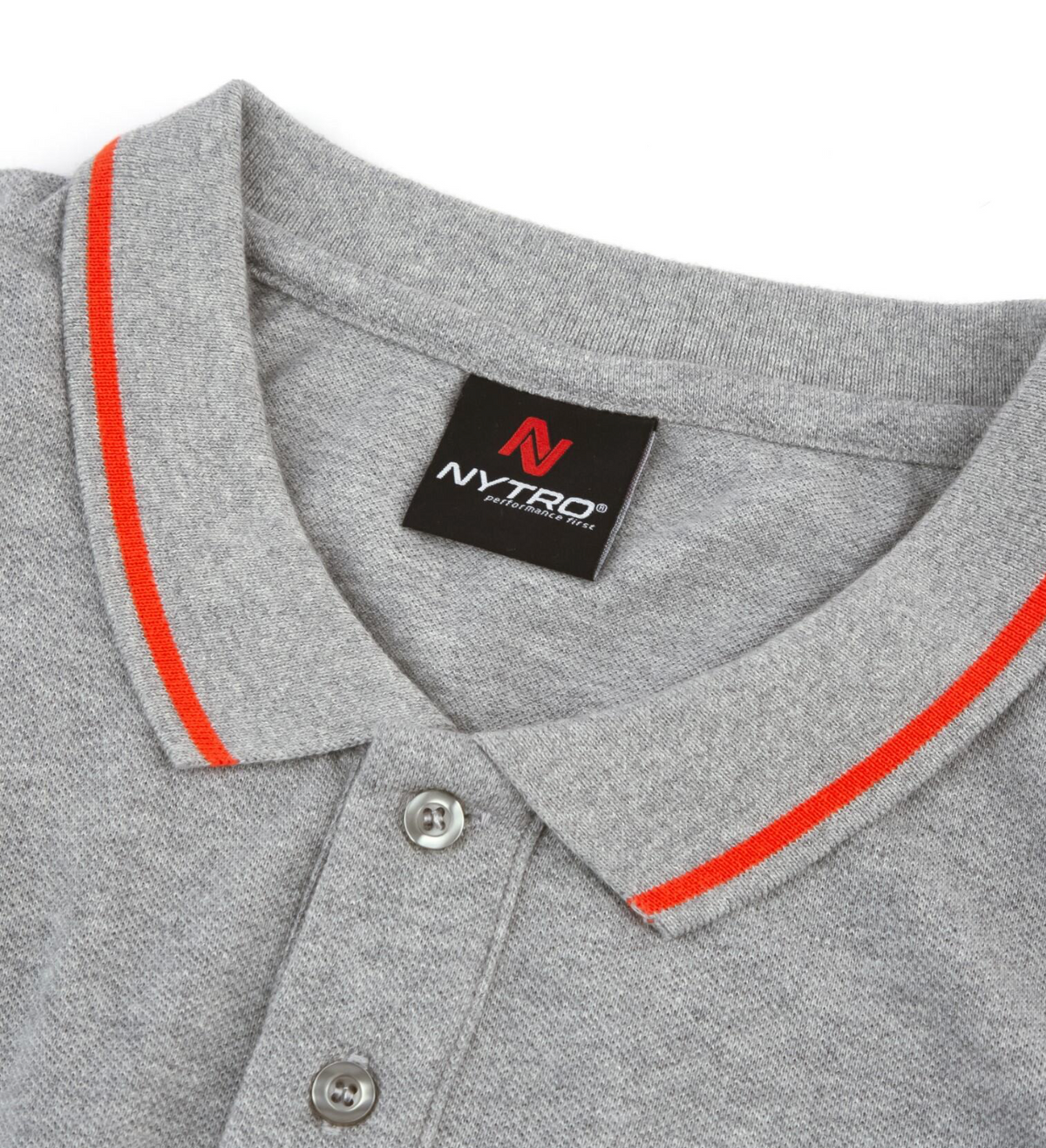 Nytro Light Marl Grey Polo Shirt