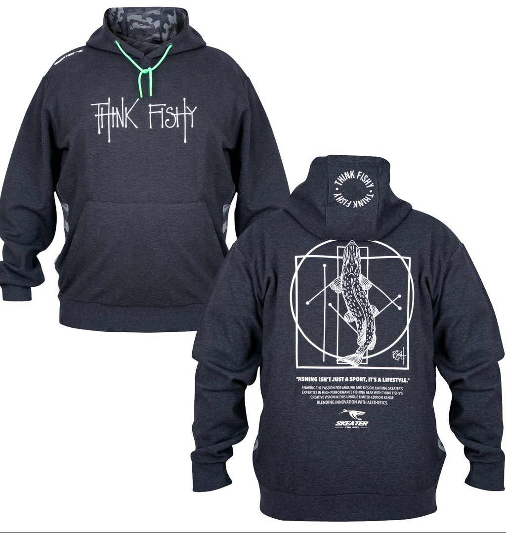 Skeater Hoody By Think Fishy Art