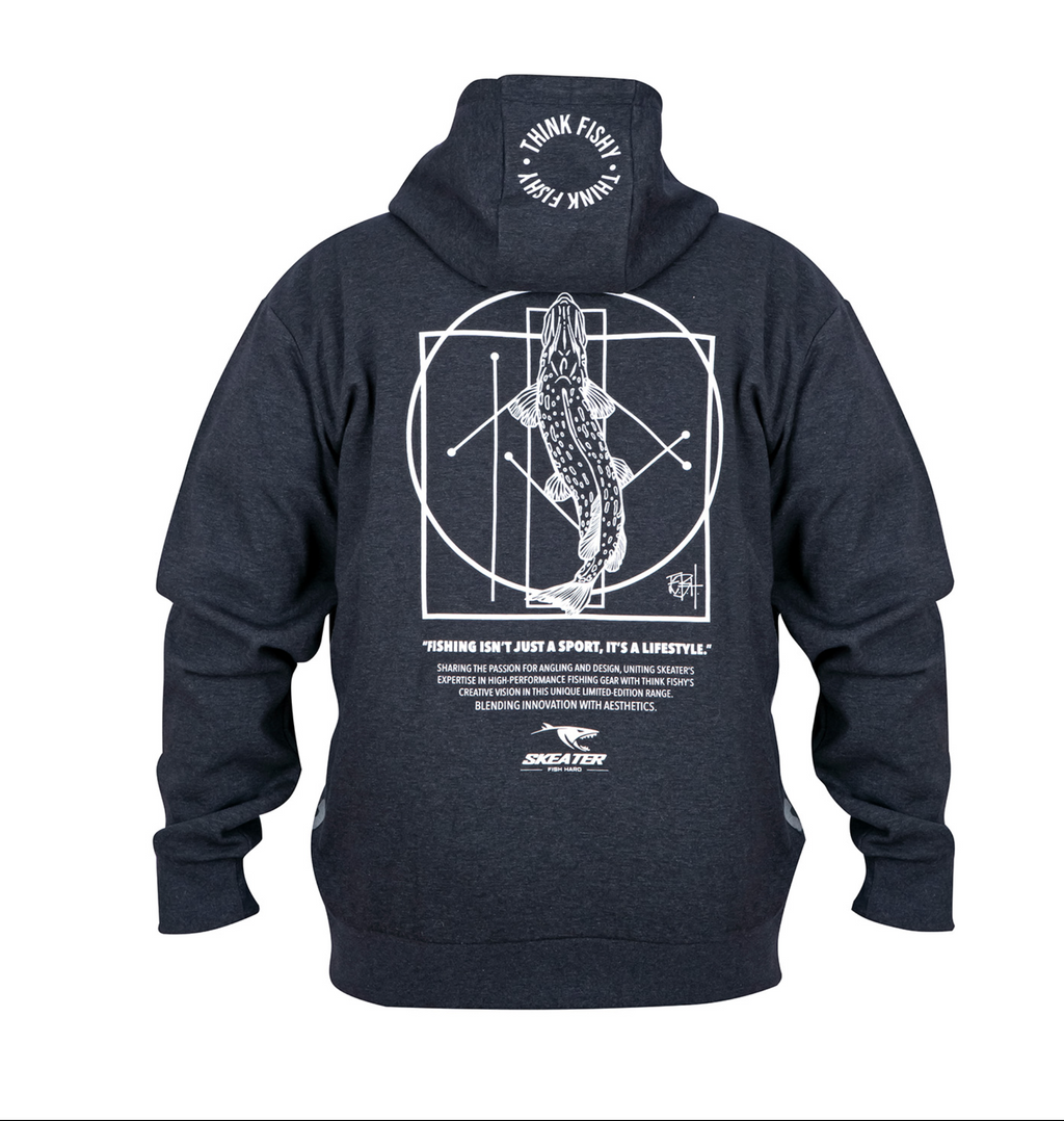 Skeater Hoody By Think Fishy Art