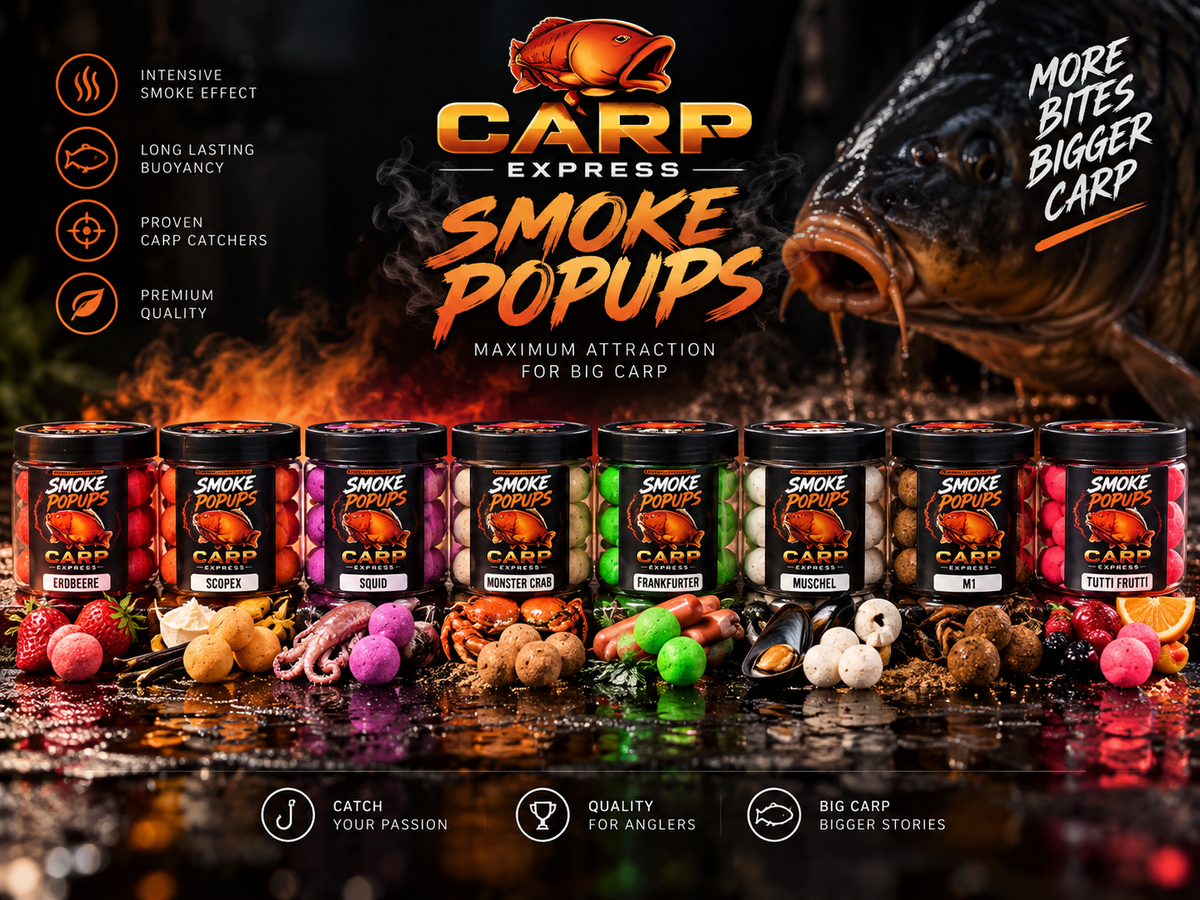 Carp Express Smoke Popups 14mm