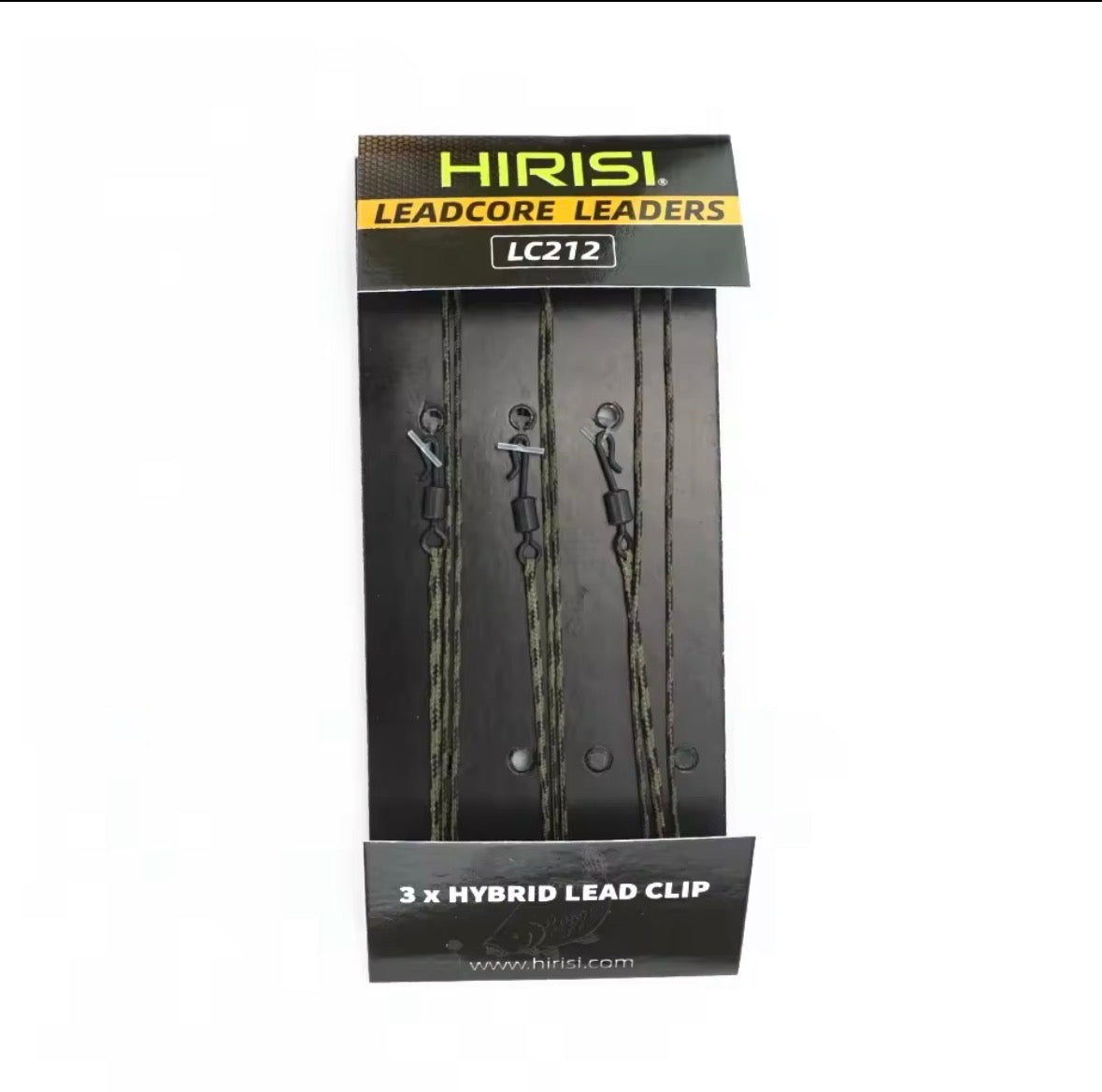 Hirisi 3Stück Ready Leadcore Quick Change Swivels