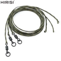 Hirisi 3Stück Ready Leadcore Flexi Ring Swivel
