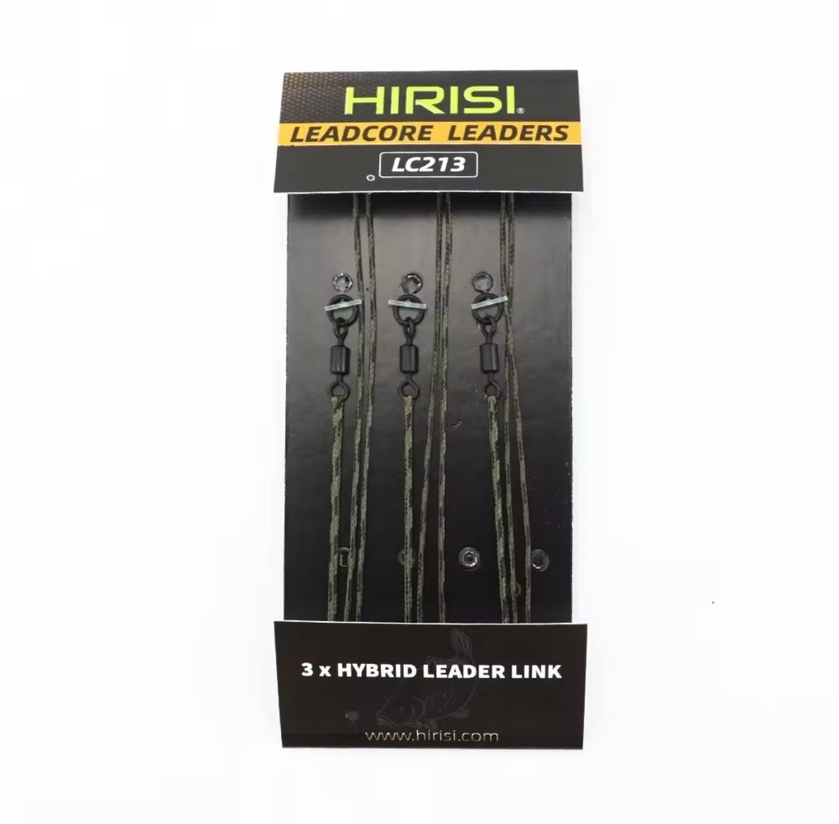 Hirisi 3Stück Ready Leadcore Flexi Ring Swivel