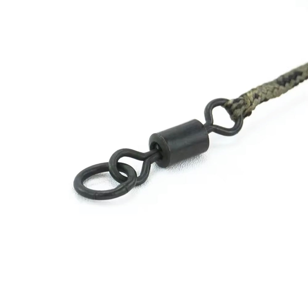 Hirisi 3Stück Ready Leadcore Flexi Ring Swivel