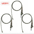 Hirisi 3 Stück Ready Rig Safety Lead Clips