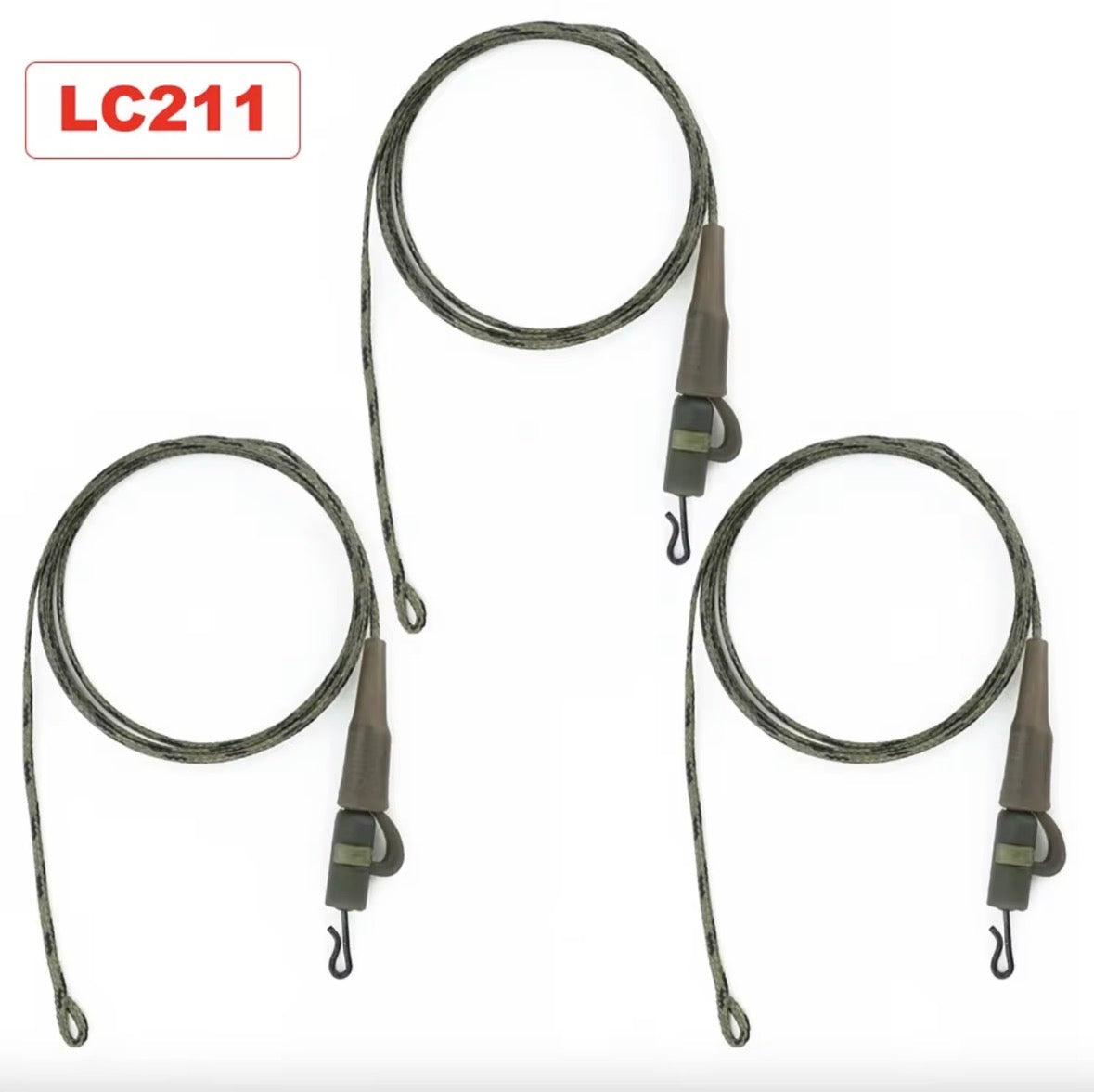 Hirisi 3 Stück Ready Rig Safety Lead Clips