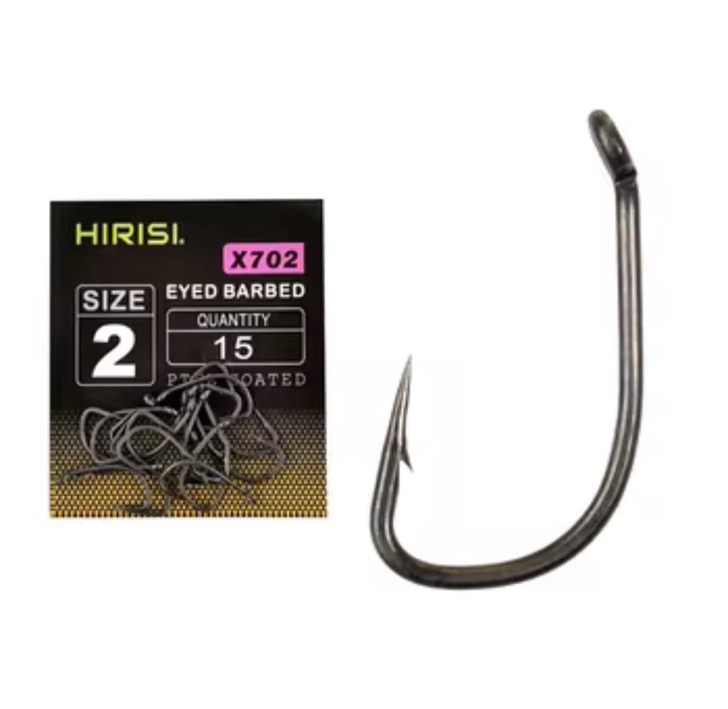 Hirisi 15 Stück X702 Angelhaken