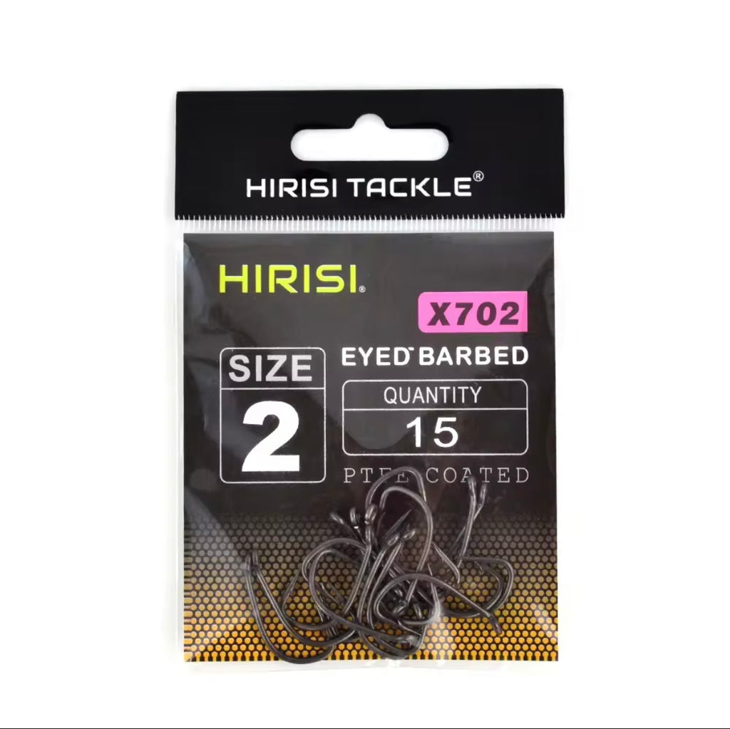 Hirisi 15 Stück X702 Angelhaken