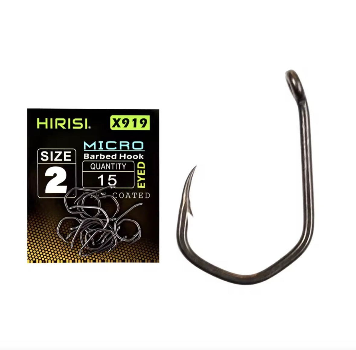 Hirisi 15 Stück Angelhaken X919