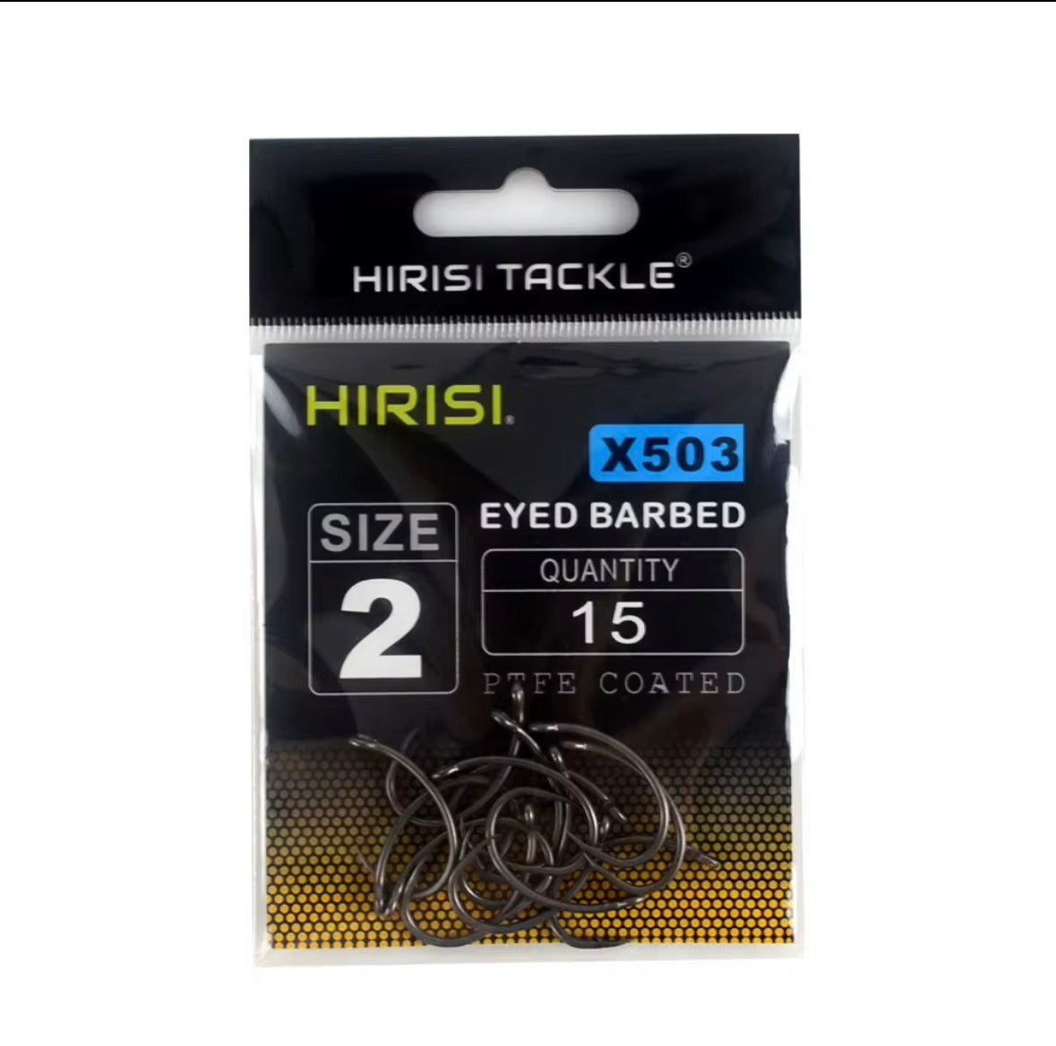 Hirisi 15 Stück Angelhaken X503