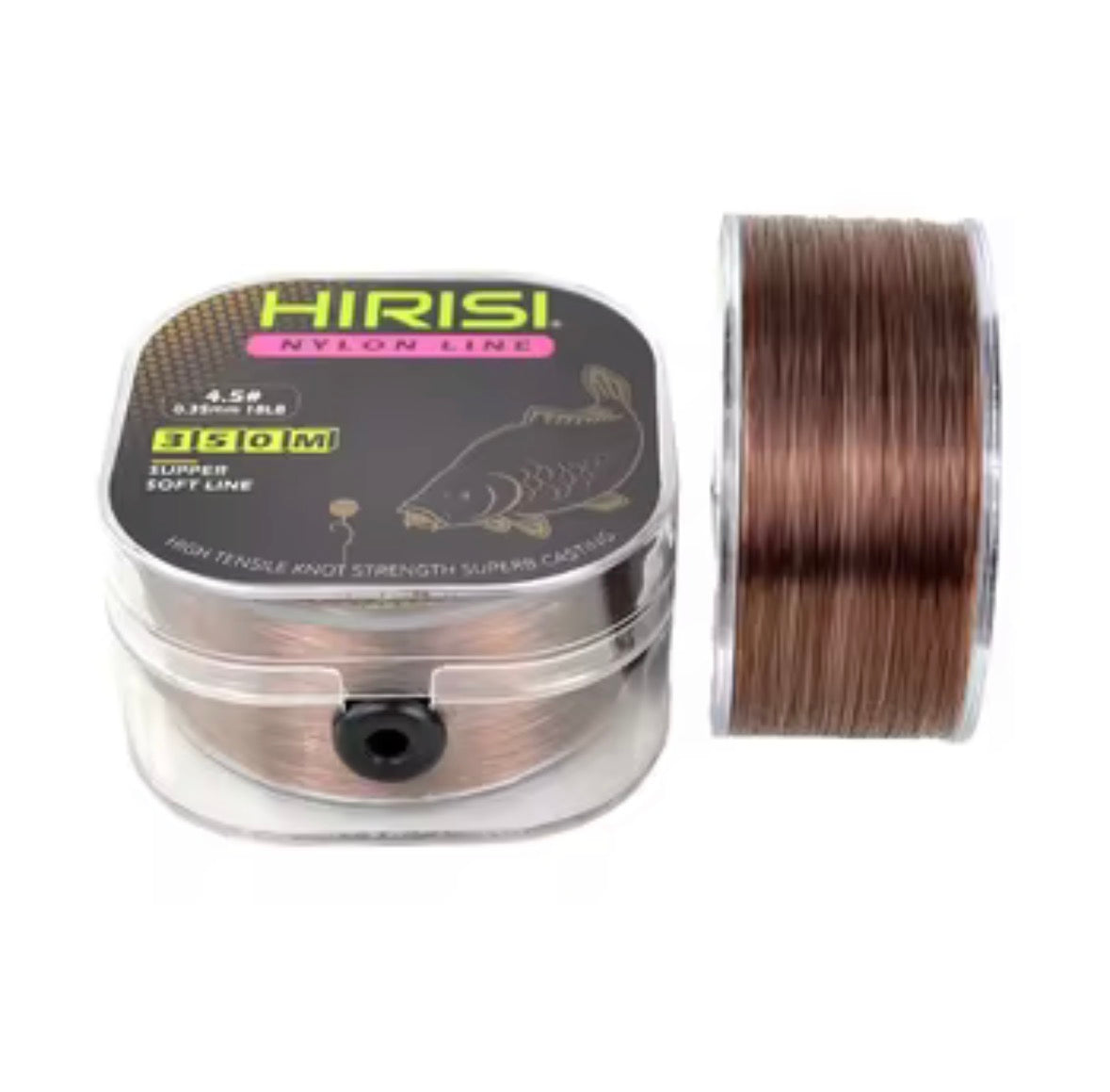 Hirisi 350m Brown Japan line Monofilament Line