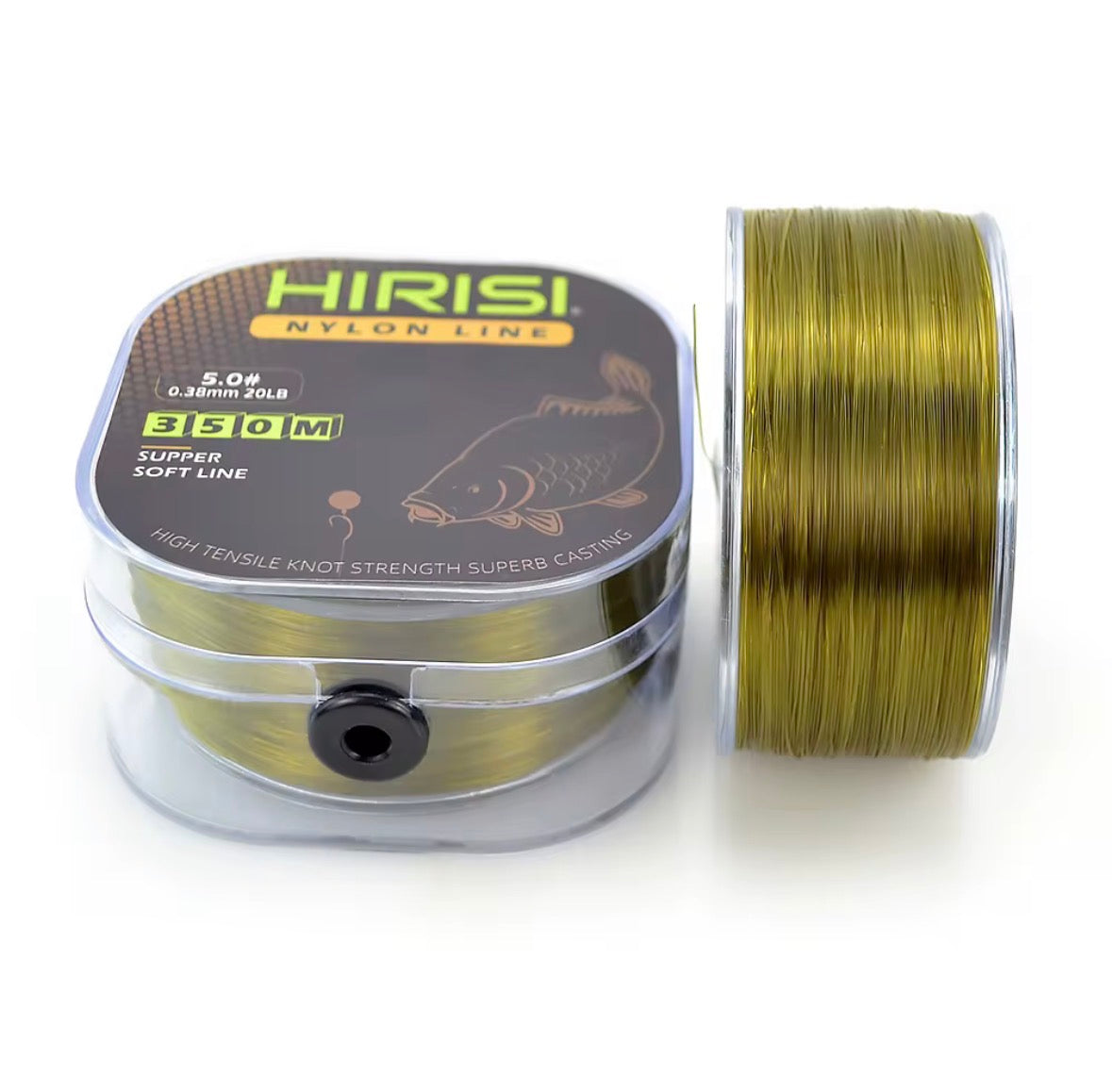 Hirisi 350m Green Monofilament Line Japan