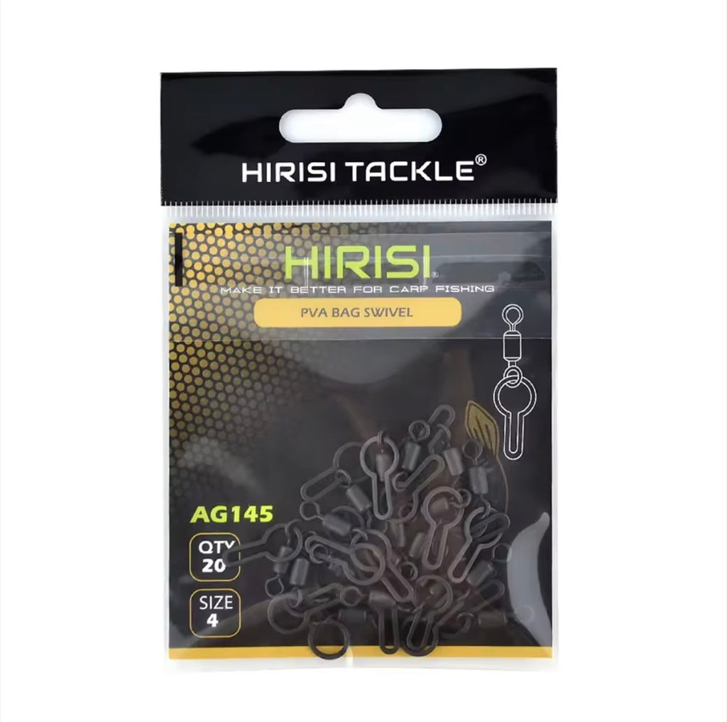 Hirisi 20Stück Pva Bag Swivel AG125