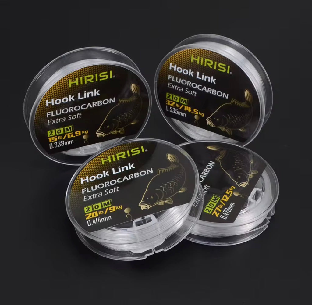 Hirisi 20m Super Stiff Flurocarbon Hooklink