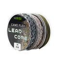 Hirisi 35lb 7m Leadcore Coated Fishing Line Strong for Carp & Sea Use
