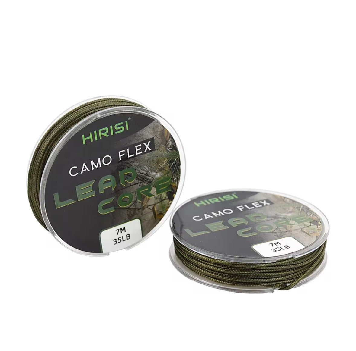 Hirisi 35lb 7m Leadcore Coated Fishing Line Strong for Carp & Sea Use