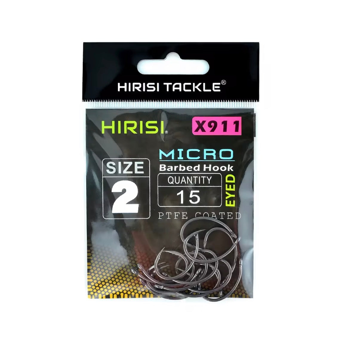 Hirisi 15Stück Angelhaken X911