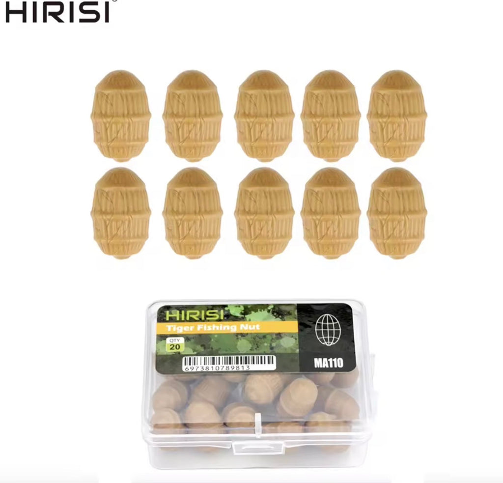 Hirisi 20Stück Gummi Tiger Nuss MA110