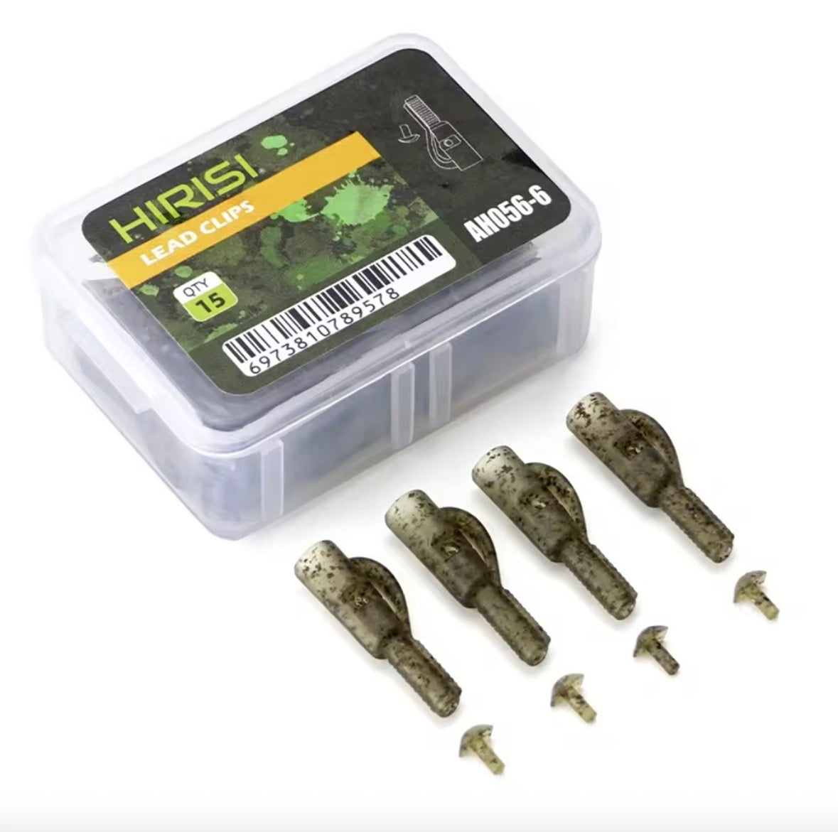 Hirisi 15 Stück Lead Clips AH056-6