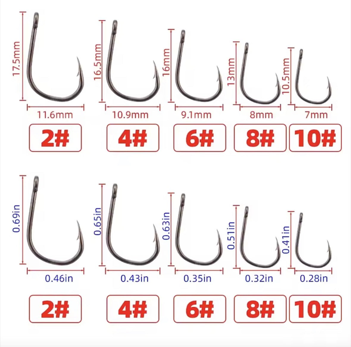 Hirisi Haken 8001 Angelhaken