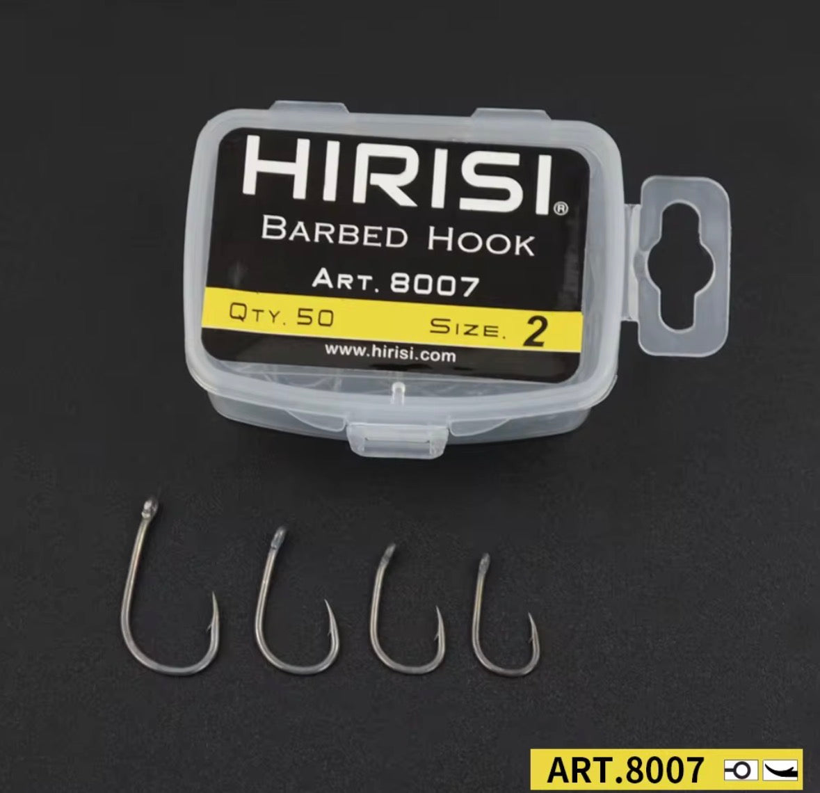 Hirisi Haken 8007 50Stück