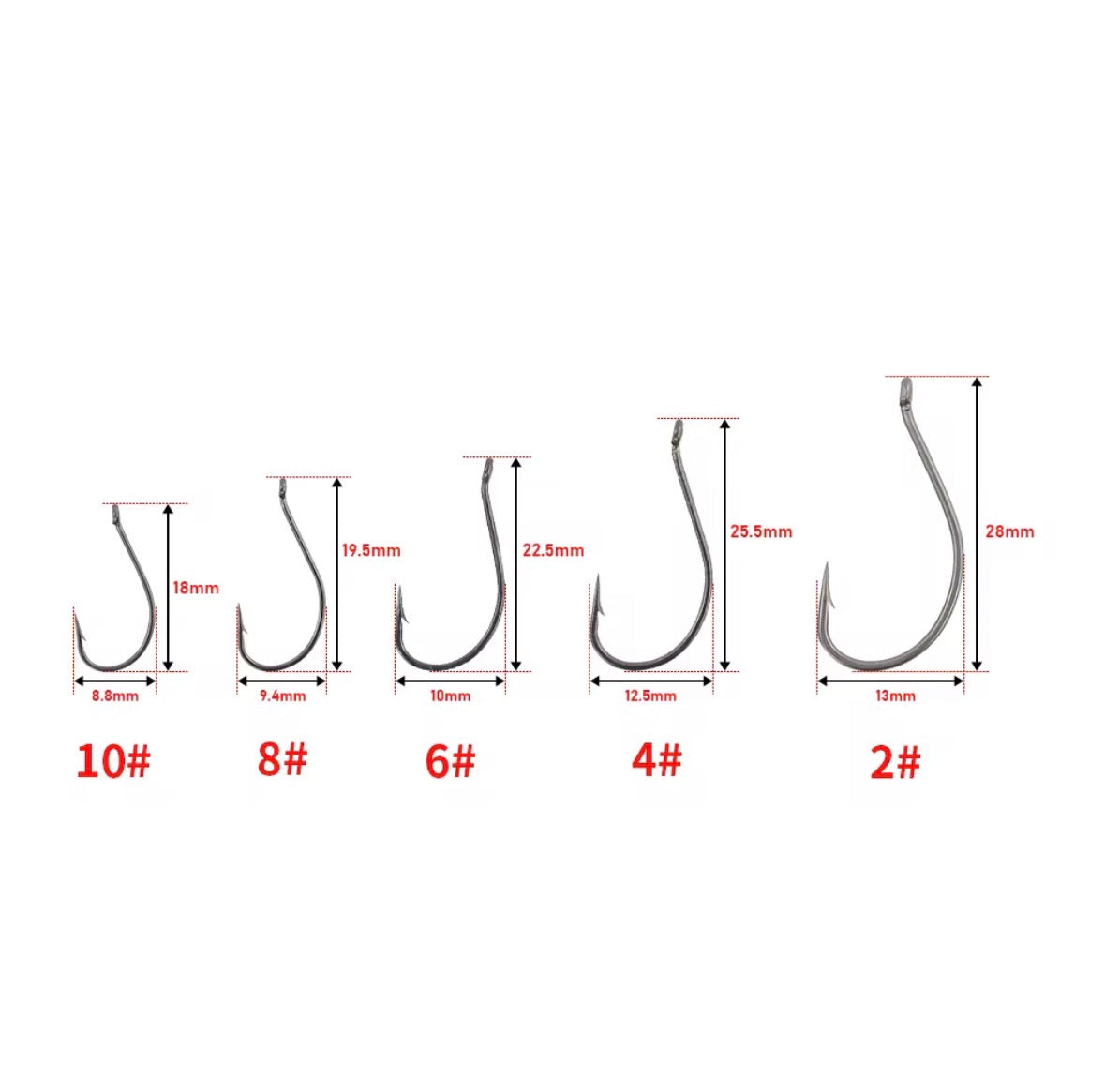 Hirisi Haken 8015 50Stück