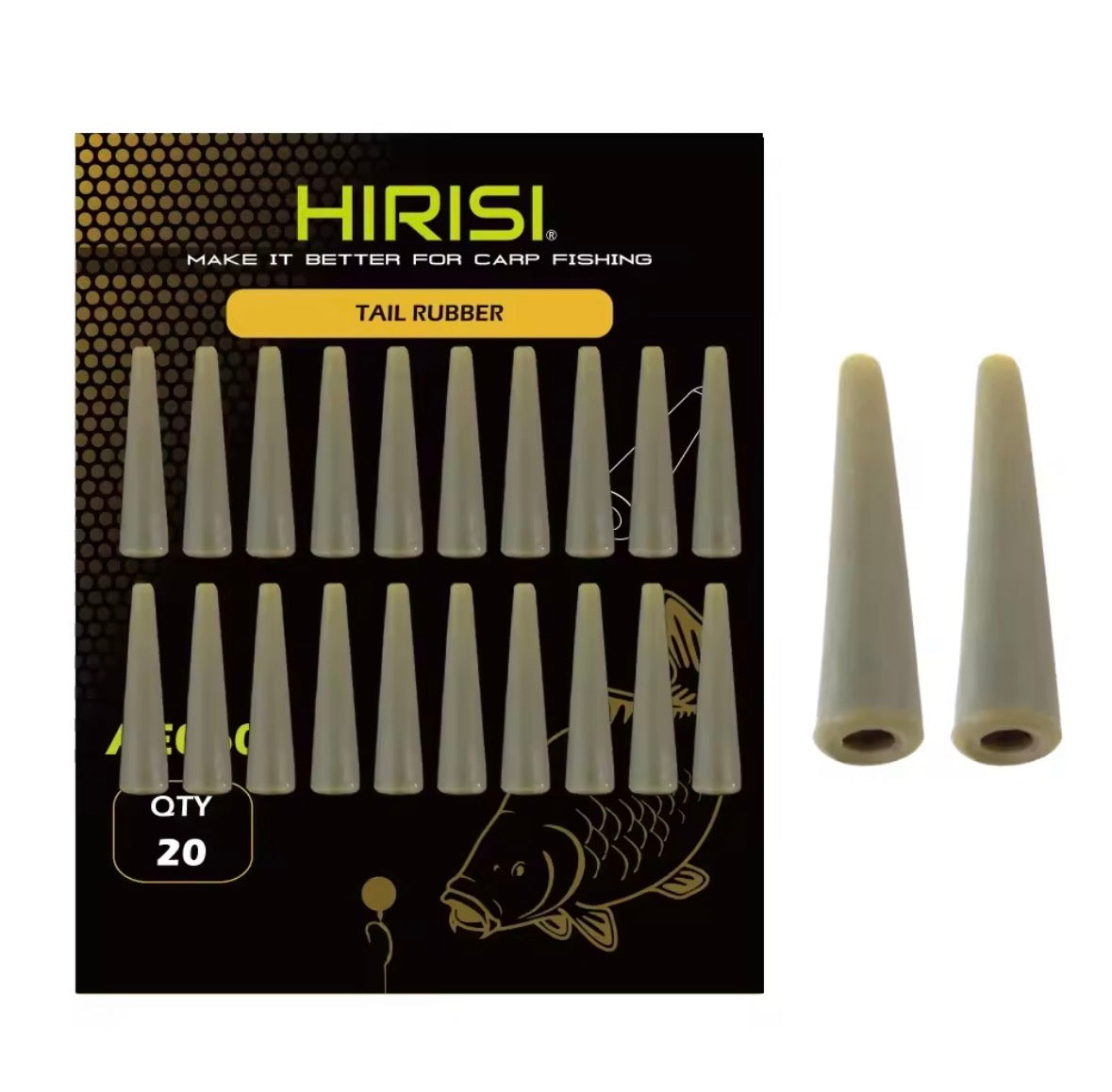 Hirisi Tail Rubber 20Stück AE060