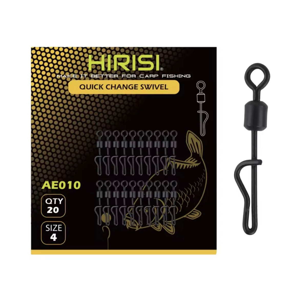 Hirisi Quick Change Swivel 20Stück AE010