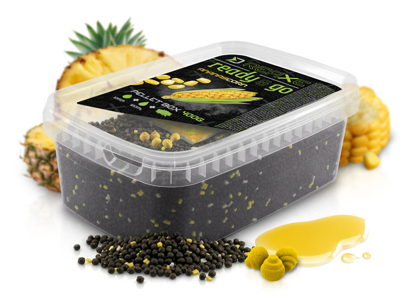 Delphin Reaxe Pellet Box ready&go Mais Ananas