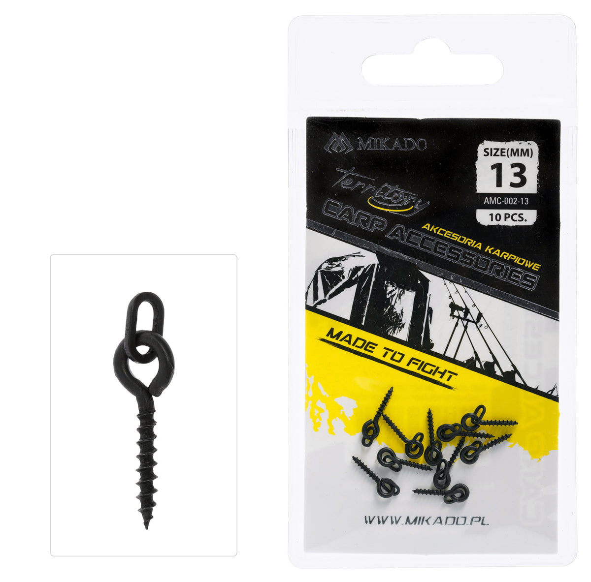 SCHRAUBE - FÜR BOILIES MIT OVALRING - 13mm - 10 Stk.
