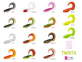 Gummiköder Delphin TWISTA UVs | 8cm