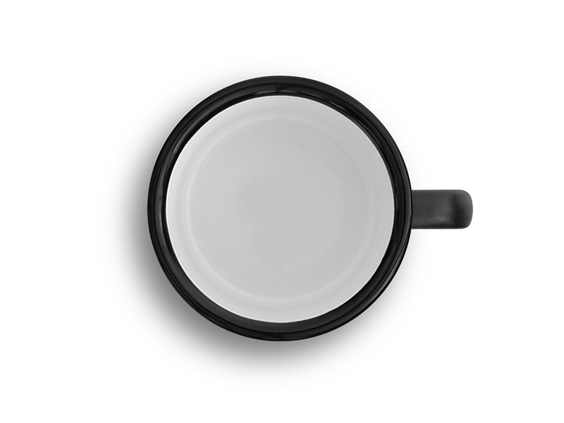 Delphin Carpo Emaillierte Tasse