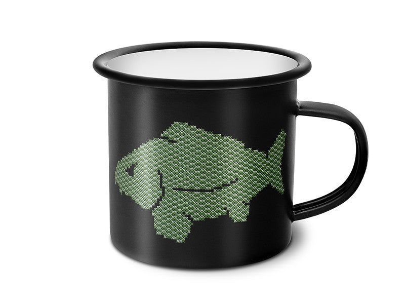 Delphin Carpo Emaillierte Tasse