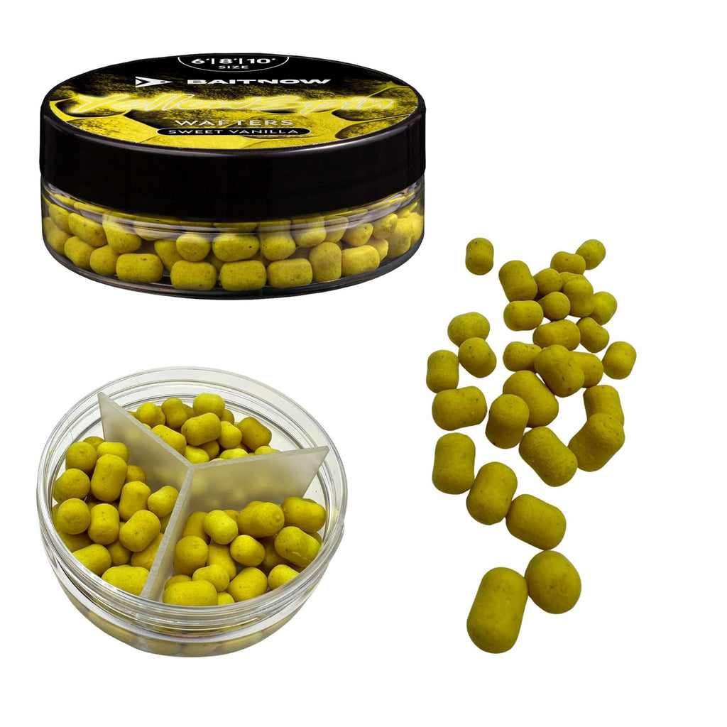 Baitnow Wafters Yellow Spin Größe 6/8/10