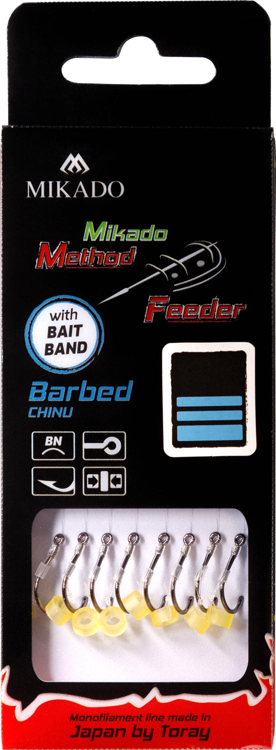 Mikado Methode Feeder Rig mit Gummi