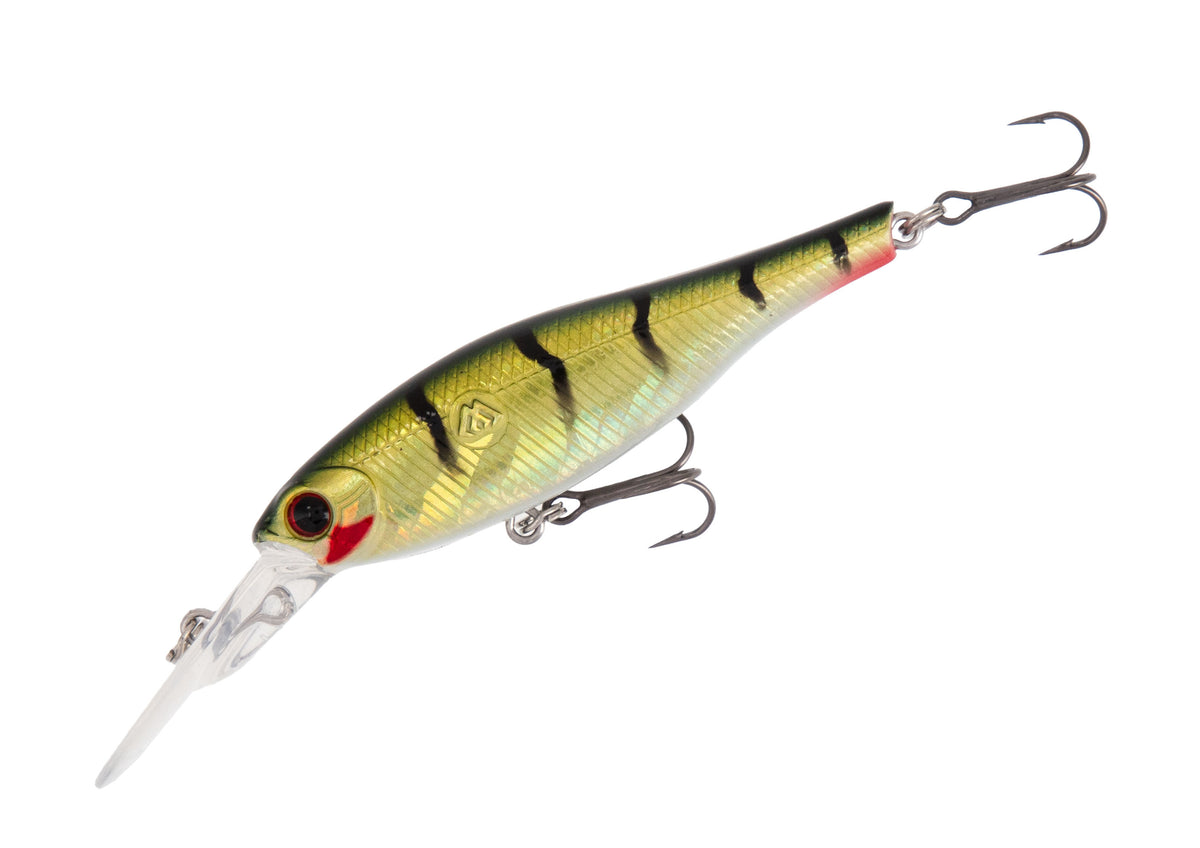 WOBBLER EVO TWITCH - 40mm/2.4g/GREEN PERCH - SINKEND