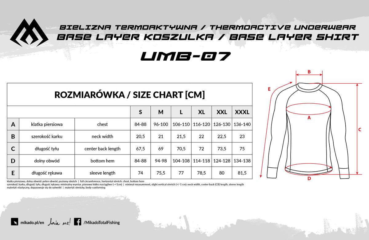THERMOAKTIVE UNTERWÄSCHE - BASE LAYER SHIRT