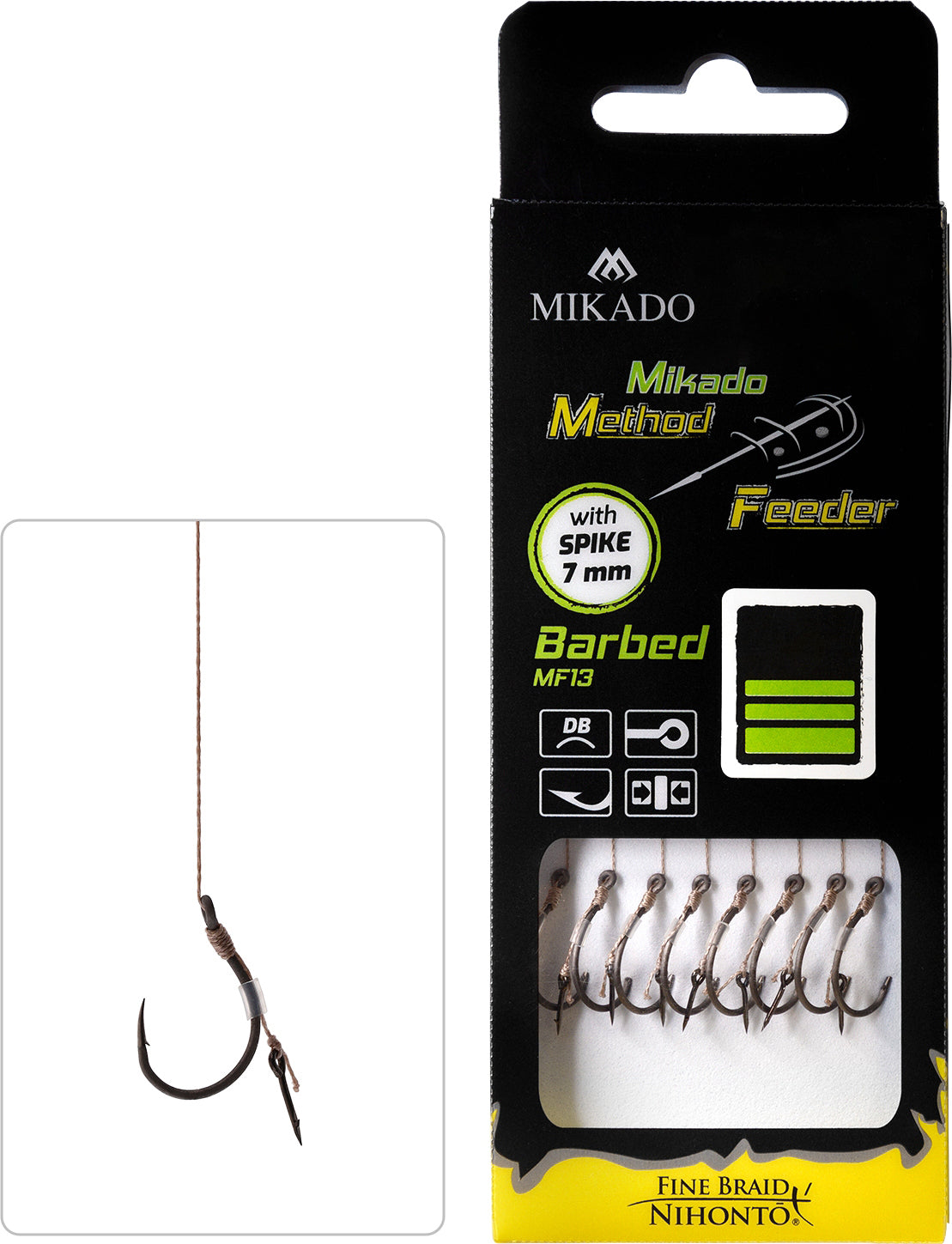 Mikado Methode Feeder Rig mit Nadel