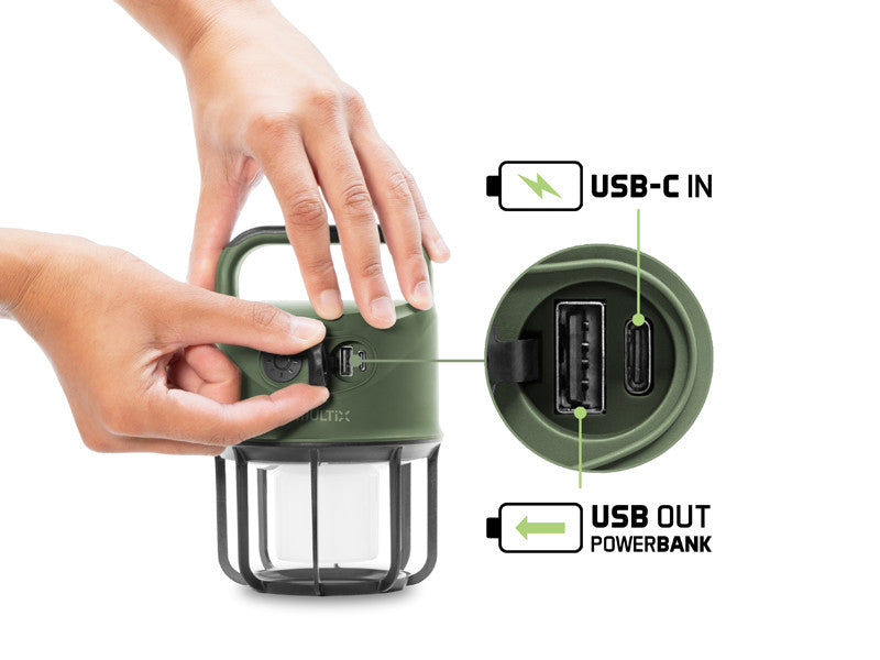 Delphin Multix Campinglampe 3 W/4400 mAh