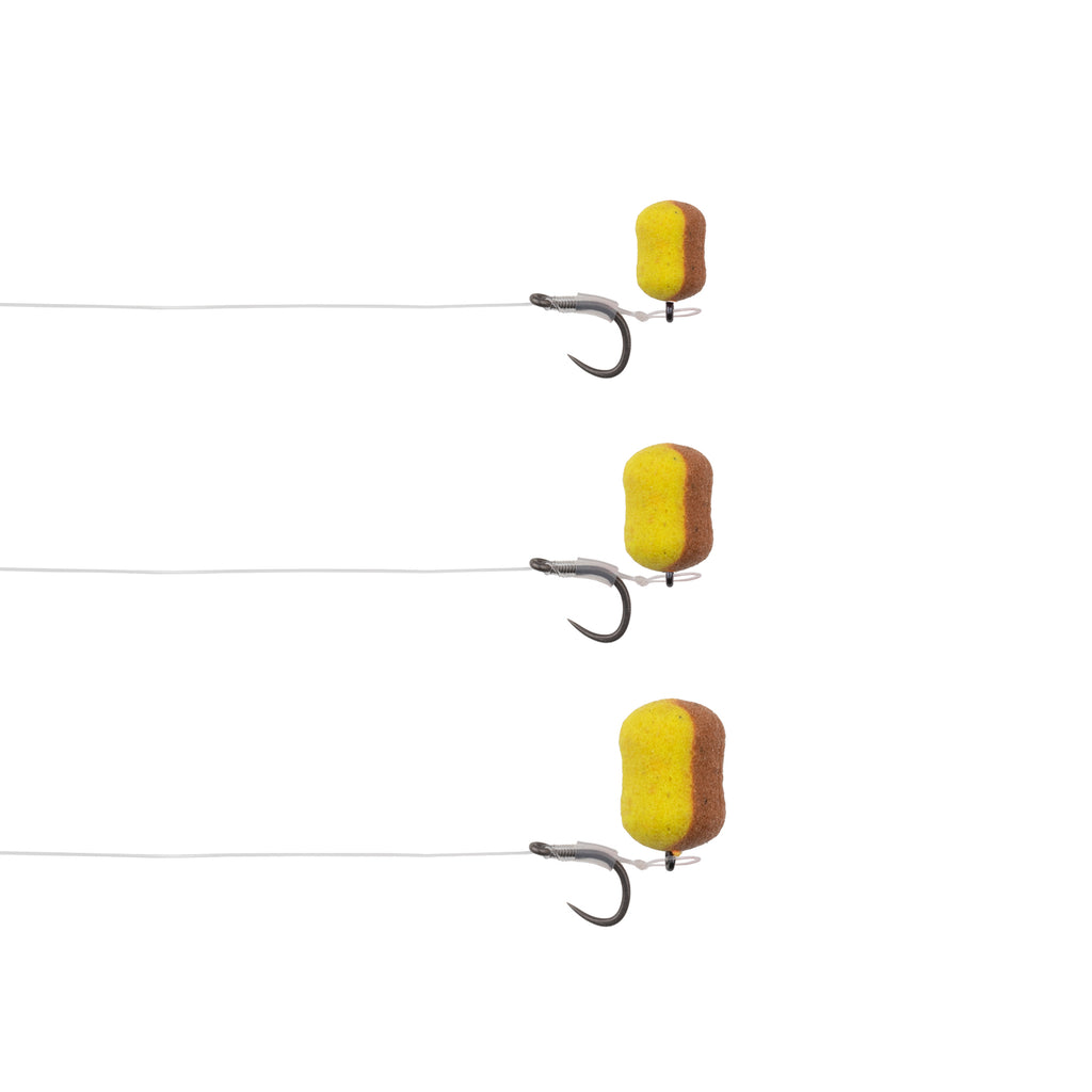 Baitnow Wafters Yolo Yellow & Bronze Coarse & Corn 6/8/10