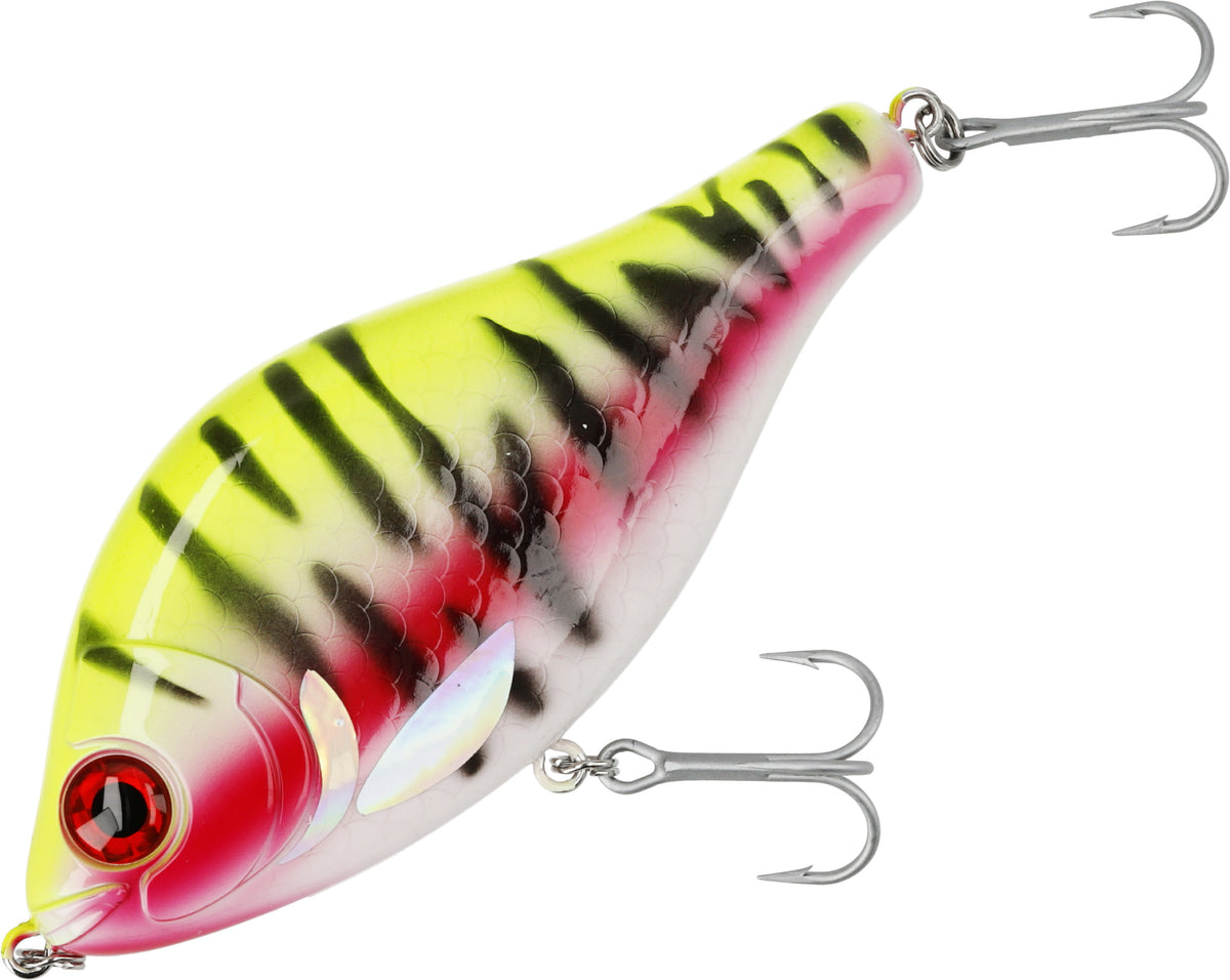 WOBBLER - MFT JERK - 10cm / LEMON TIGER SUSPENDING