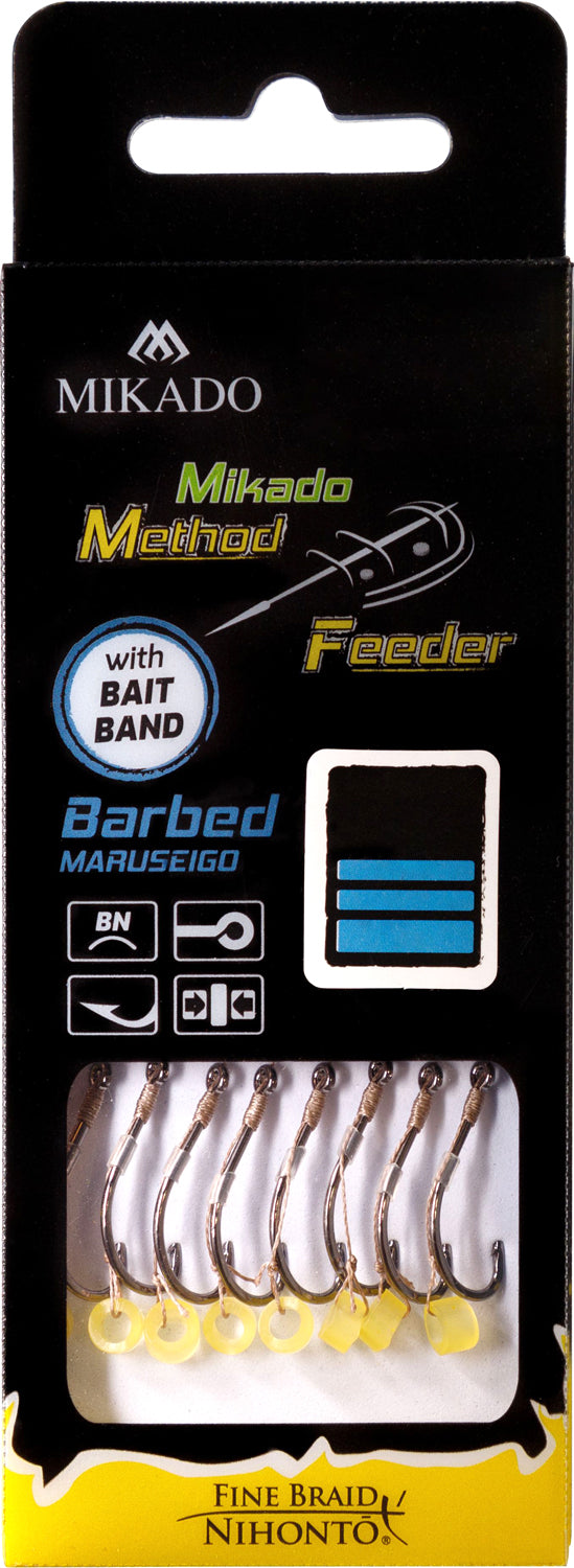 Mikado Methode Feeder Rig mit Gummi Haken