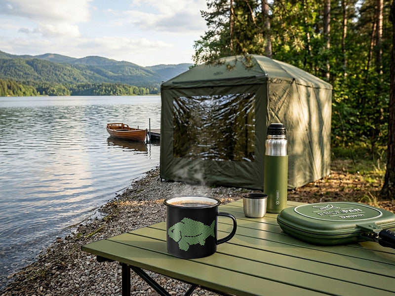 Delphin Carpo Emaillierte Tasse