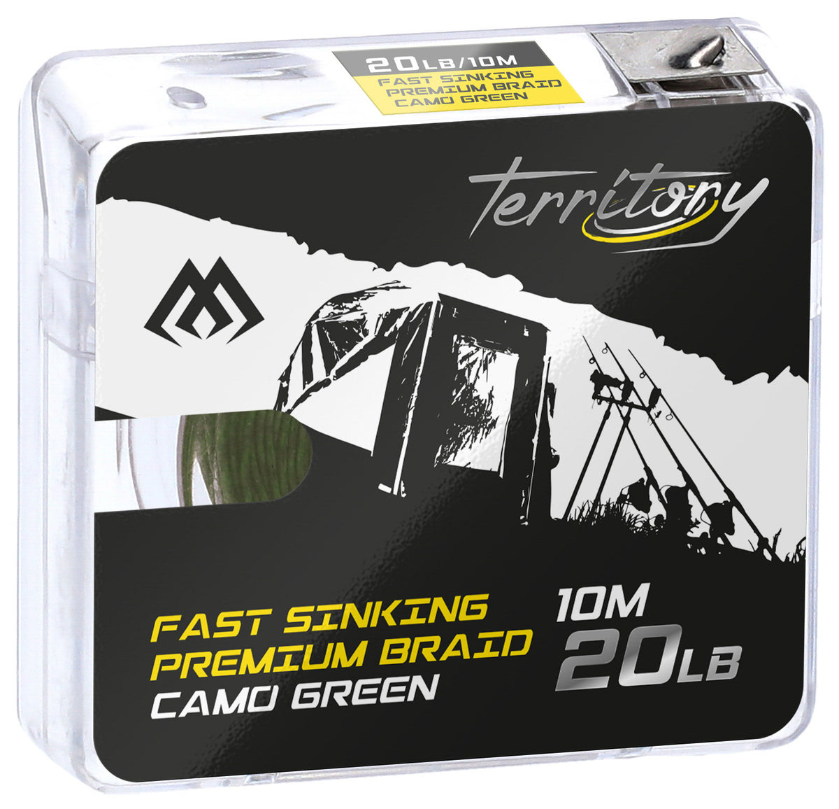 Mikado Fast Sinking Premium Braid 20lbs 10m Camo